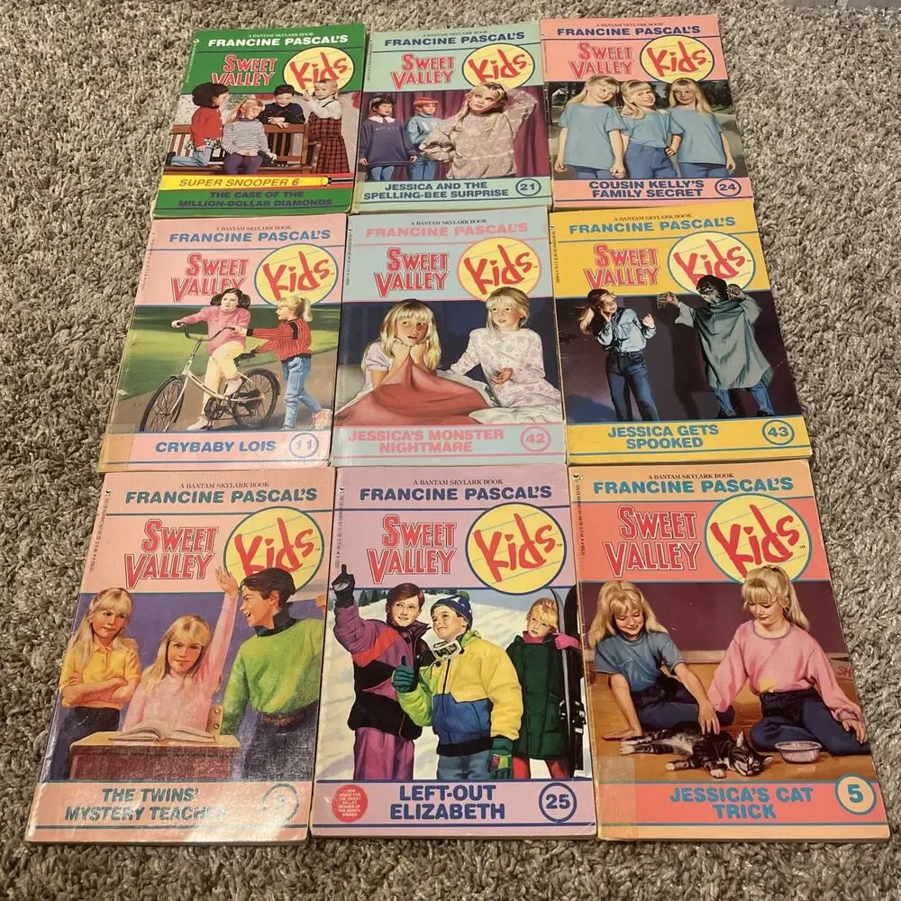 Vintage Sweet Valley Kids Lot of 26 Books Francine Pascal 90s YA Paperback Set